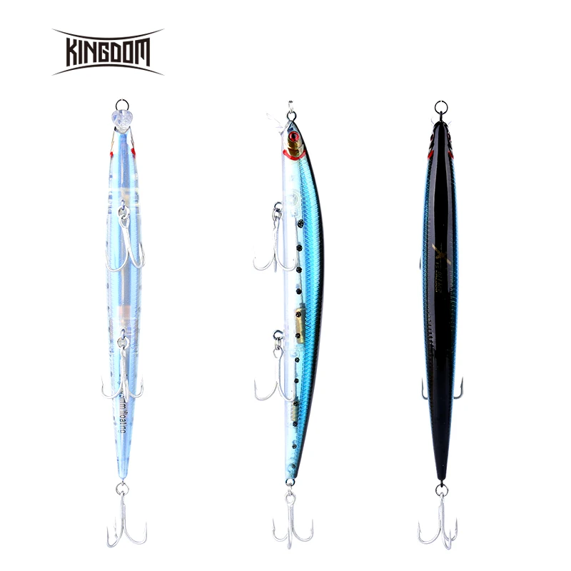 120mm 14.5G 143mm21g minnow fishing lure with wobbler hard bait fishing tackle VMC hook five colors available