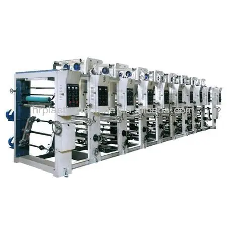 6/8/10/12 Color Computerized Automatic High Speed Rotogravure Printer / 6 color 800mm width General Rotogravure Printing Machine