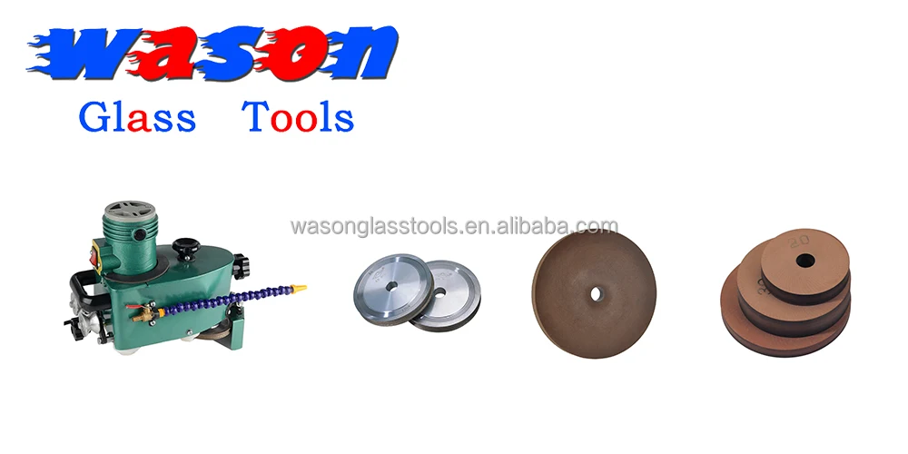 portable handling glass edging grinding& polishing machine for glass processing