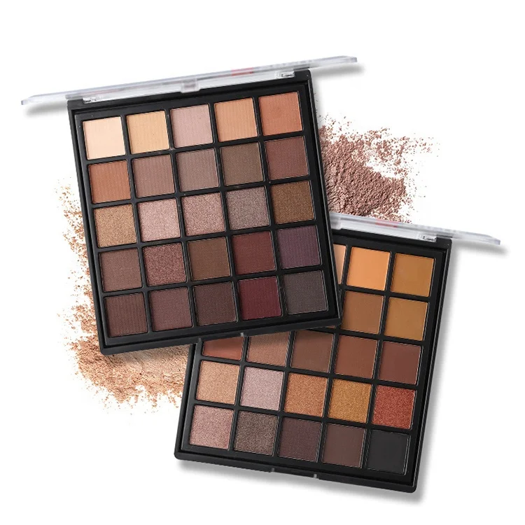 
Wholesale Beauty Best Selling 25 Colors High Pigment Bronzed Mocha Lasting Eyeshadow Palette For Eye Cosmetics 