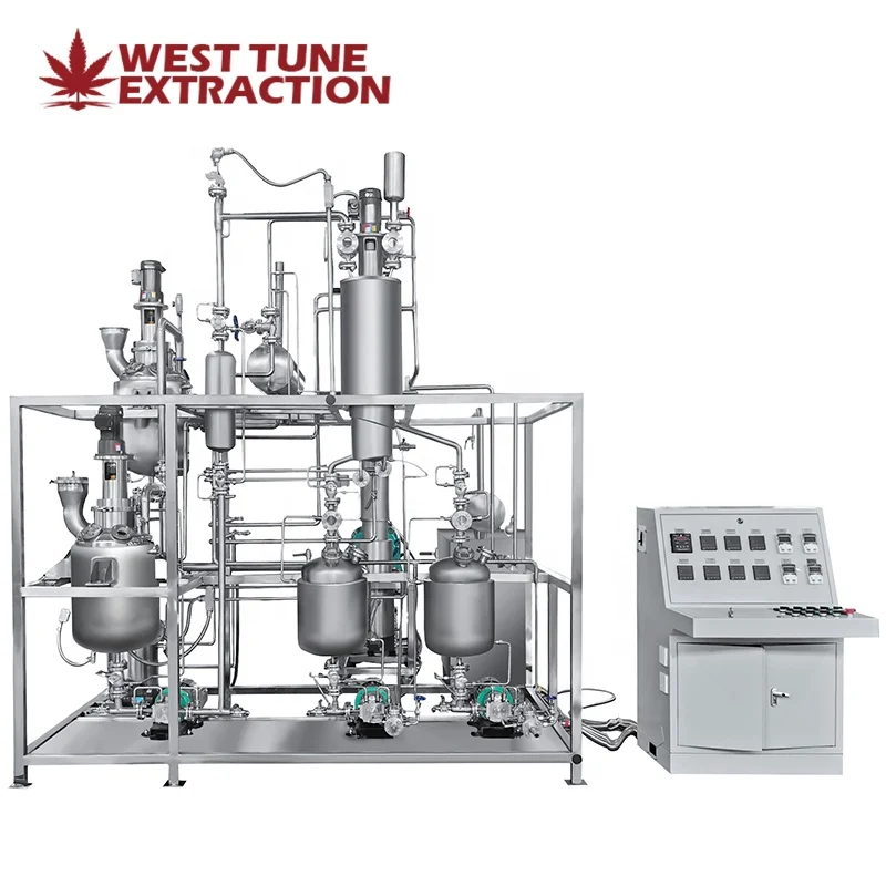 West Tune WTMD 0.5m2 Single Stage All Stainless Steel Wiped Film Short Path Molecular Distillation Machine with good price