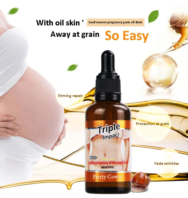 Pretty Cowry Maternity Skin Care Anti Scar Stretch Marks Removal Oil
