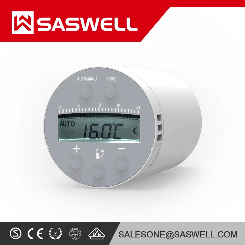 China supplier Zigbee programmable TRV for radiator thermostatic radiator controller, wifi radiator controller