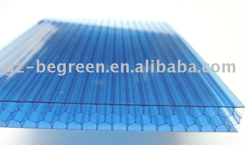 
polycarbonate multiwall sheet use as plastic roofing sheet 