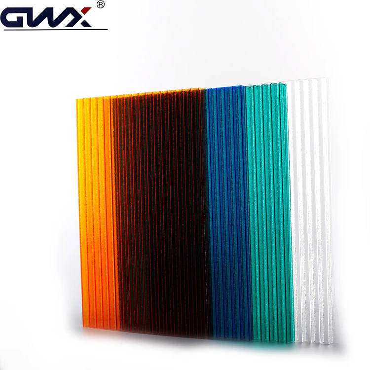 Roof canopy polycarbonate manufacturer used transparent roof pc Hollow panel