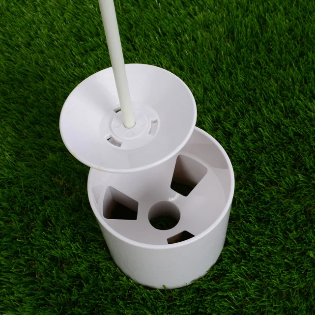 Plastic Golf Putting Cup Hole, Practice Green Cup,Golf Hole with golf flag customized for golf course supplies