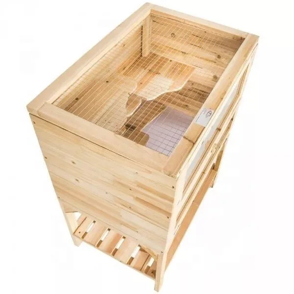 MSH-H002 Double Decker indoor Wooden Hamster Cage indoor with Running area