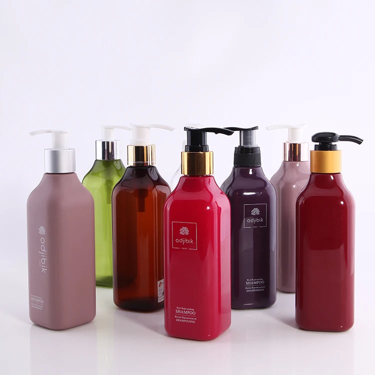 Any custom made color lotion pump 350ml 300ml 250ml 200ml PET bottle