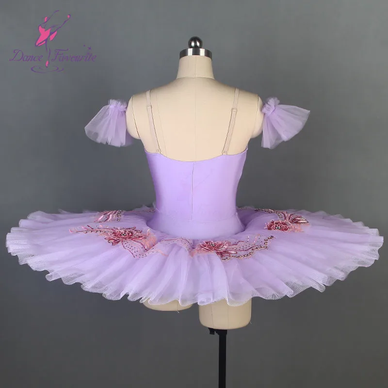 Lilac professional ballet tutu adult stage performance or competition pleated tutus ballerina dance costume BLL081-2