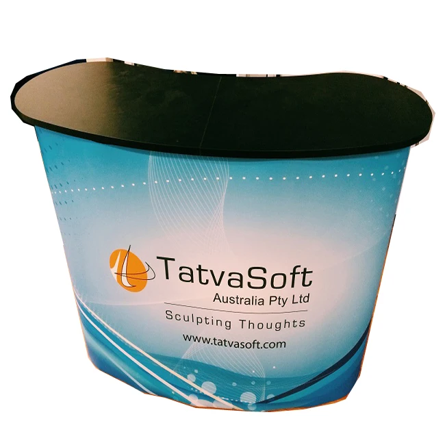 
OEM custom design portable promotion counter for exhibition trade show 