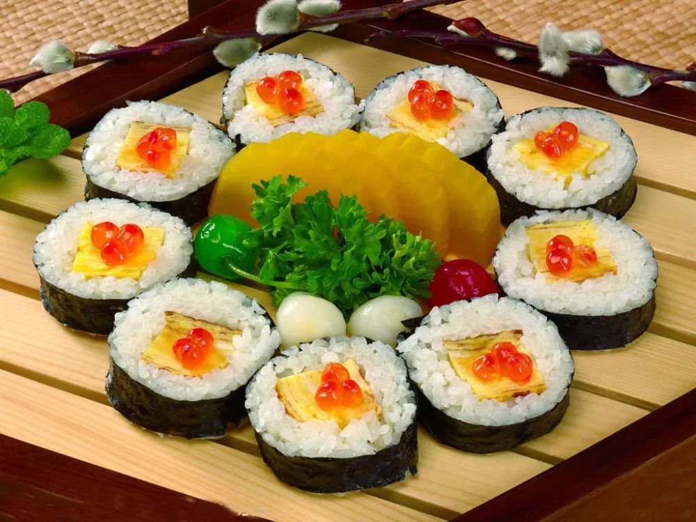japanese food sushi raw material of yaki sushi nori roasted seaweed
