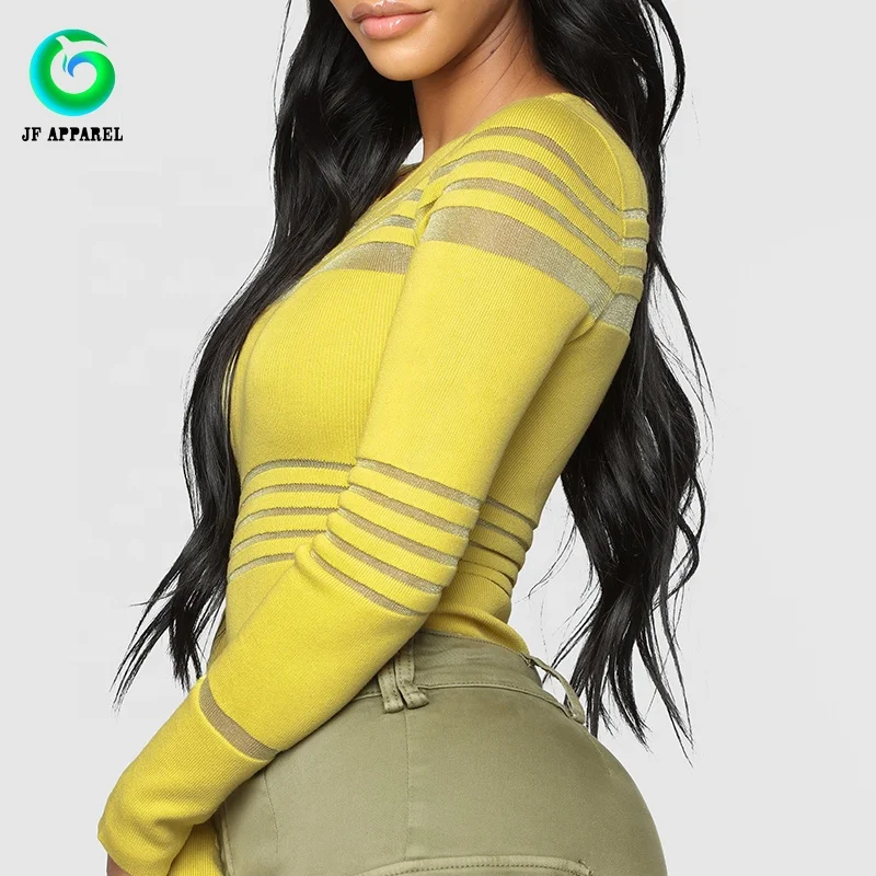 Custom Most Popular Sexy Adult Women Mesh Detail Bodysuit