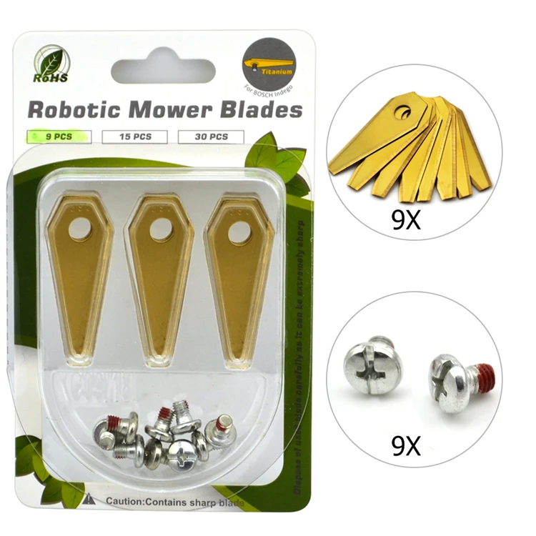 49*19*1mm Titanium Coating Robot Lawn mower Blade