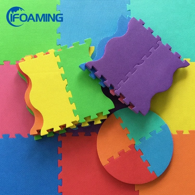 Pastel Colour EVA Kids Play Mat Baby Non-Toxic Foam Fence Puzzle Mat