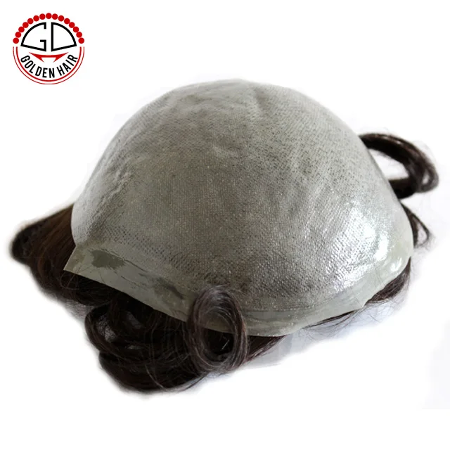 
High Quality Cheap Price Invisible Hairline Natural Looking Toupee Men Thin Skin 