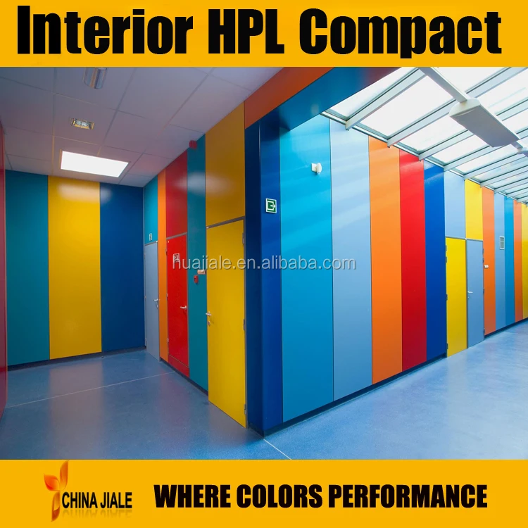 
6mm 8mm HPL compact panel for interior decoration 