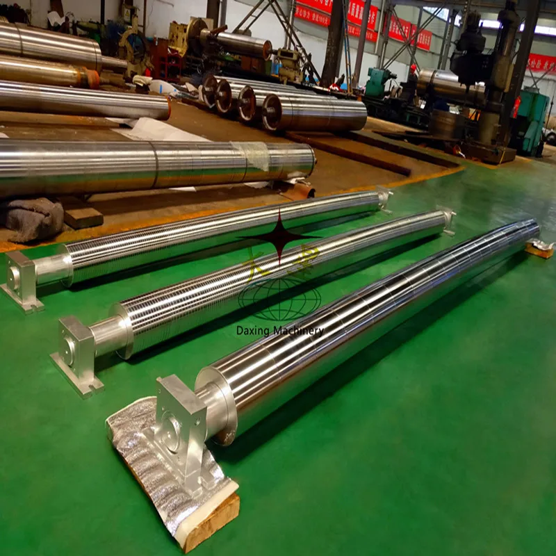 banana roller for paper rewinding machine