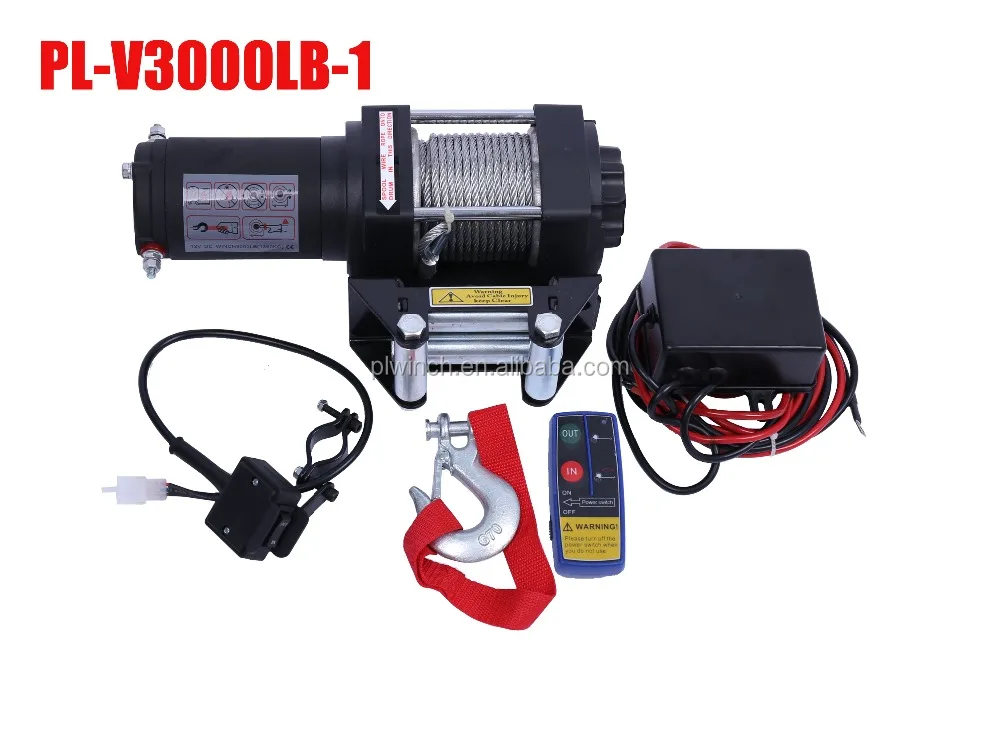 capstan trailer cable winch 3000lbs for boat and atv CE approved winch