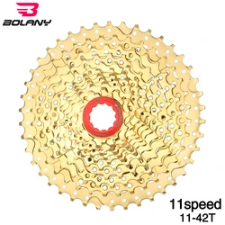 MTB 11Speed Bike Gold Cassette11S 11-42T Ultralight Golden Freewheel Mountain Bicycle Parts For XX1 XT M8000 SLX M7000