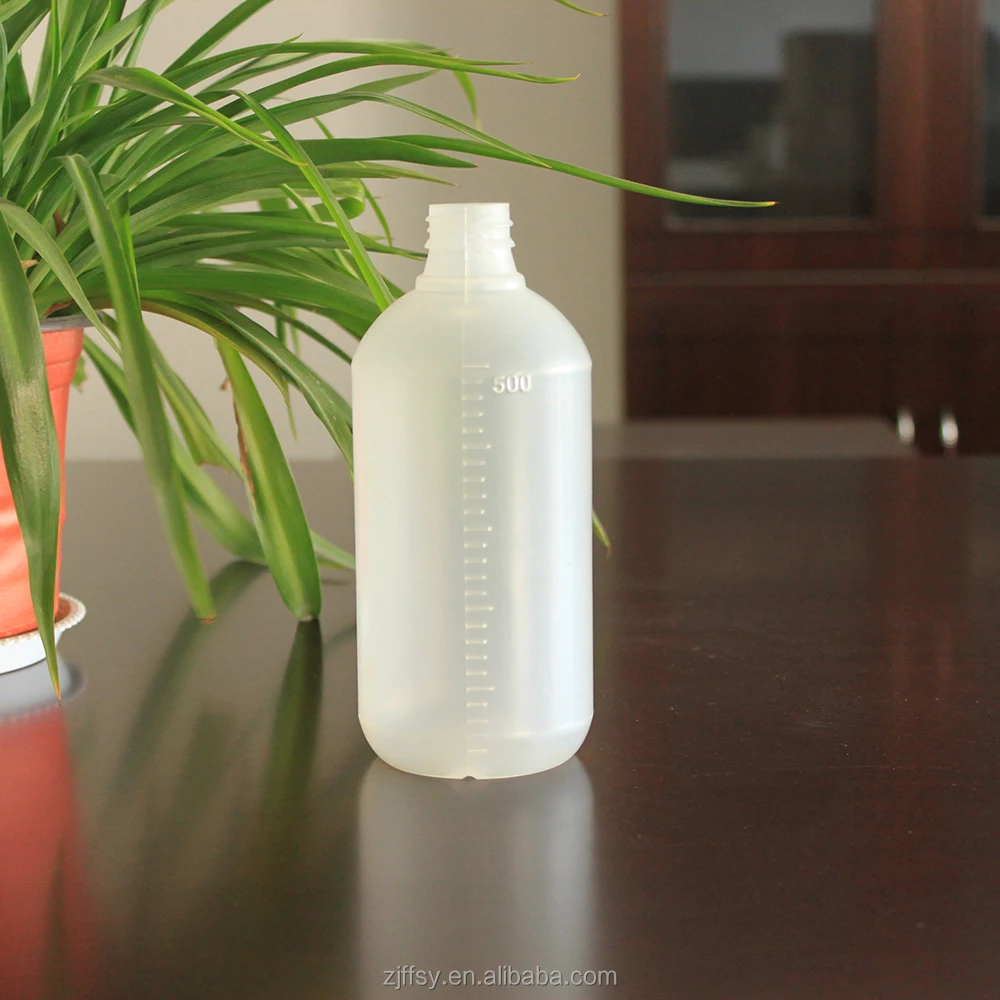 500ml round Medicine cough syrup liquid plastic bottle medical supplement nutrition  powder jar