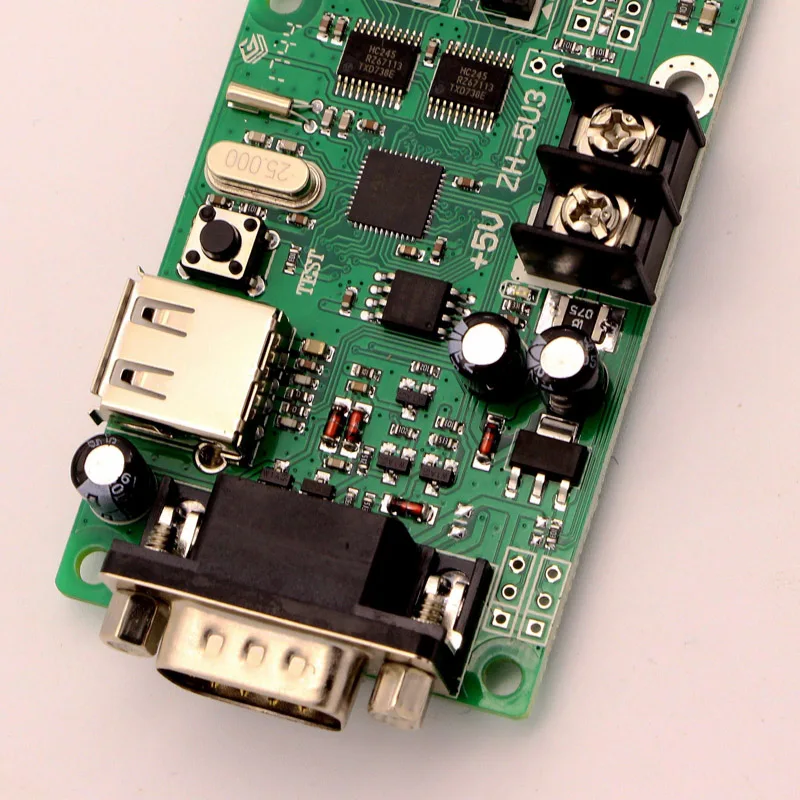 USB And Serial Dual Communication P10 LED Display Panel Board