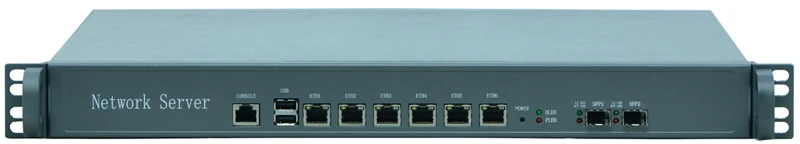 1U Rackmount chasssis для материнских плат с B75 материнская плата брандмауэр SFP + оптическое волокно