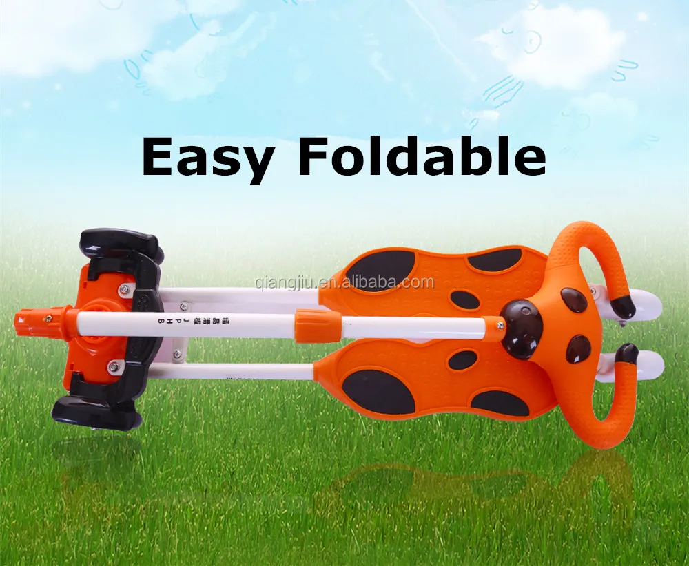 
Foldable 4 wheel kids toys kick foot scooter for 3-8 years old child 