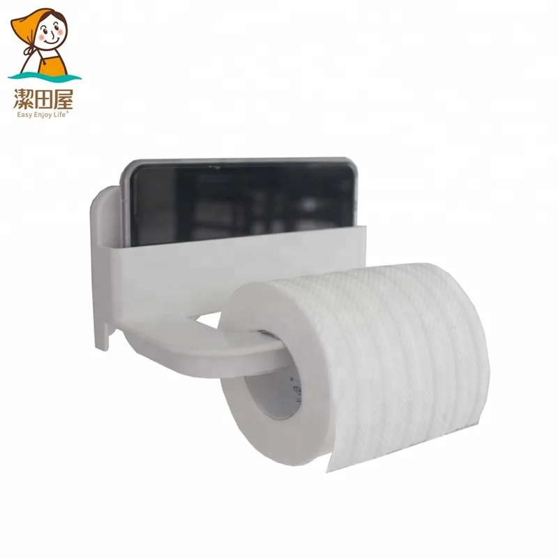 Homeware Moveable Plastic Toilet paper and phone multi holder