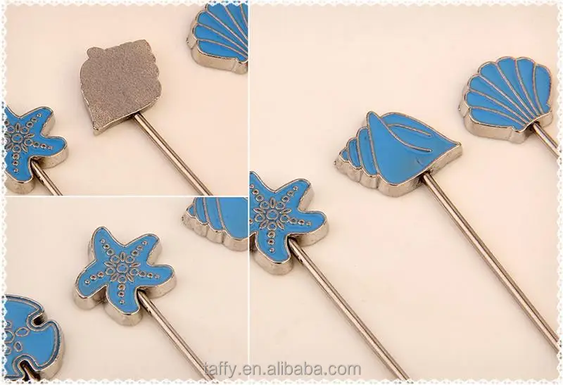 2017 new wedding bomboniere bridal shower favor birthday door gifts ocean beach theme wedding gifts present fruit pick fork