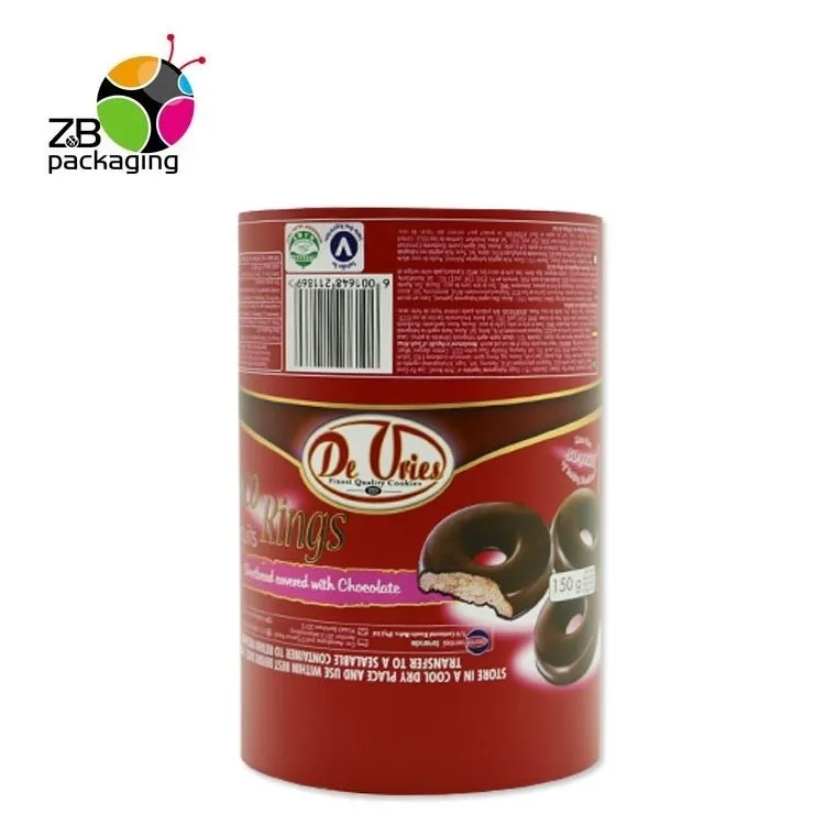 Factory offer custom printed full color laminating heat seal food packaging plastic roll film