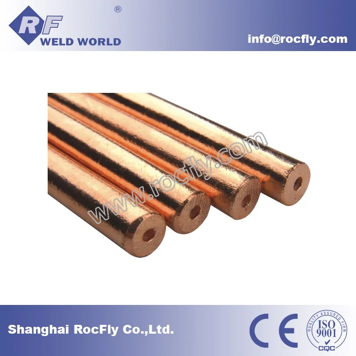 Copper Coated Jointed Gouging Rod Carbons Graphite Electrode