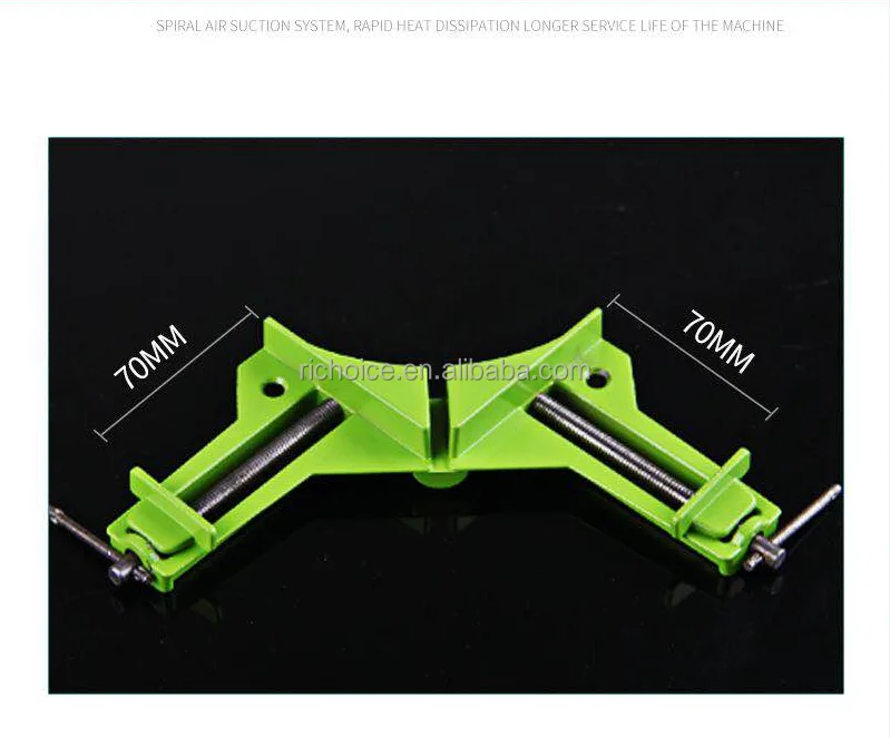 RICHOICE 4 Inch 100mm Red 90 Degree Right Angle Corner Clamp