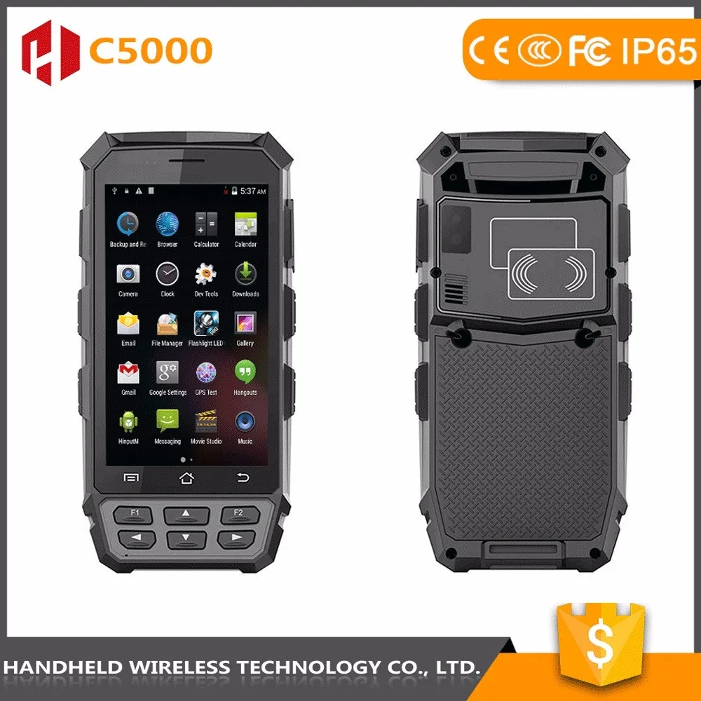 Promotional Price Production Volume Rfid Reader Writer Secured PDA With Built-in Printer