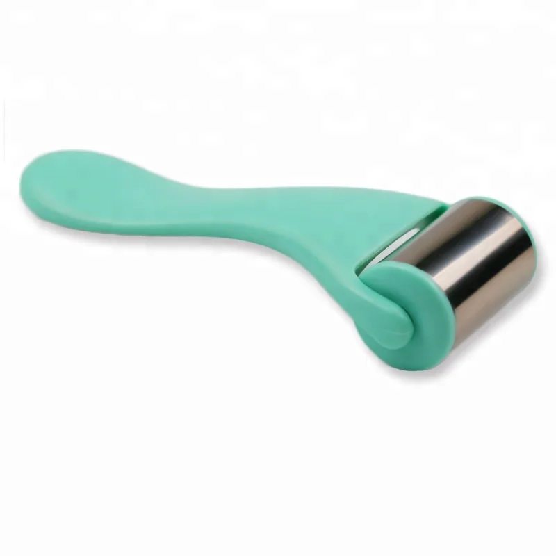
Private mold beauty home use stainless steel ice roller face massager roller 