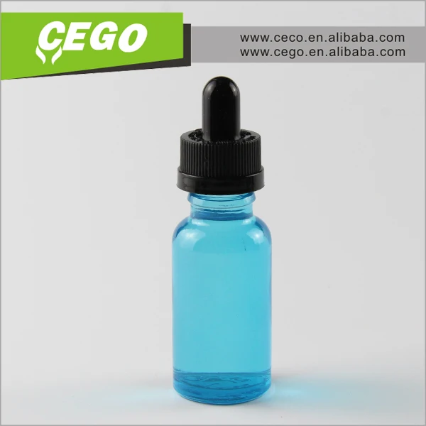 Цена завода круглый 20 мл 2 унц. 30 мл прозрачного стекла флакон-капельница для электронной cig масло электронной жидкости