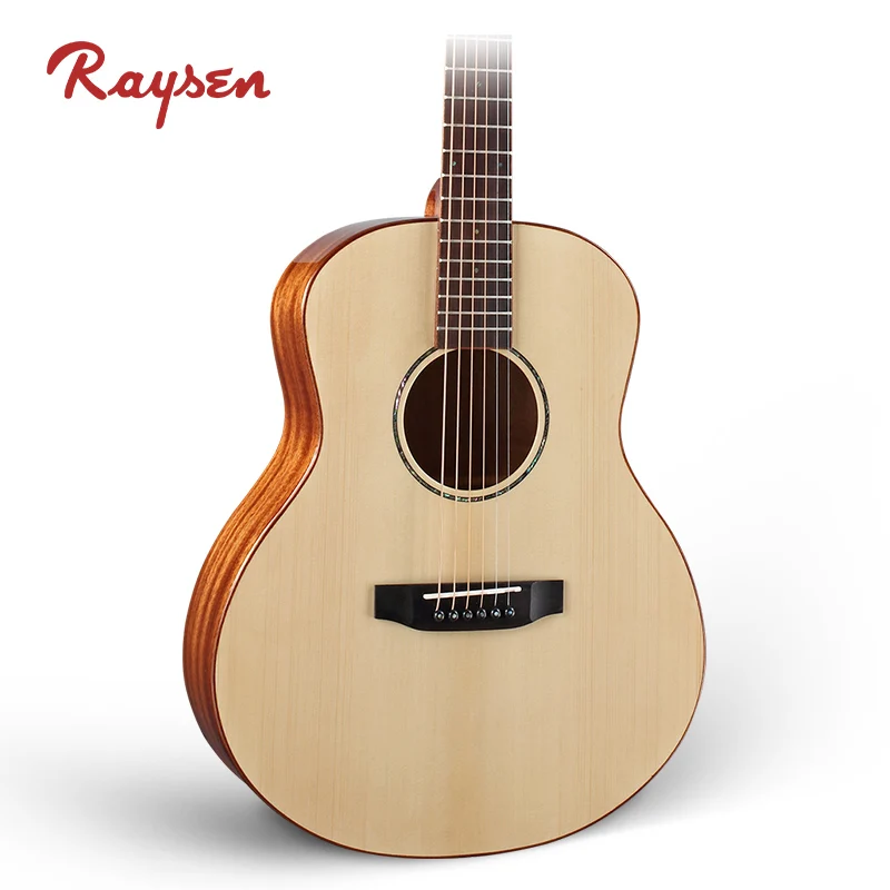LK-D003 Quality handmade solid top wood guitar musical instrument manufacturer
