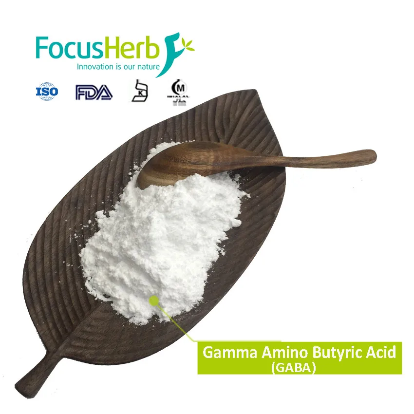
FocusHerb supply Gamma Amino Butyric Acid, GABA 99% 