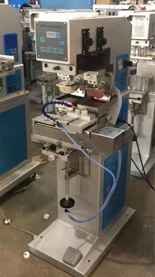 Semi Automatic 2 Color Pad Printing Machine Printer for Doll, Toy, Pen machines for Sale