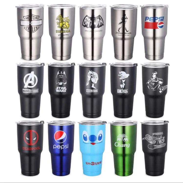 wholesale cartoon 30 oz stainless steel tumbler with lid coffee Mug