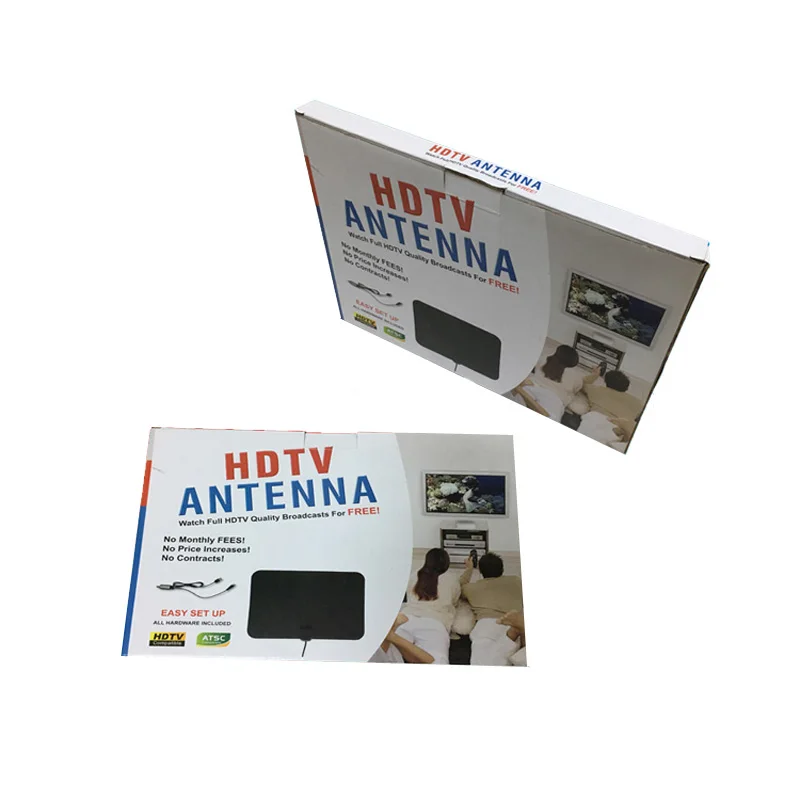  Оптовая продажа телевизионная антенна комнатная цифровая hdtv для ТВ-приставки телевизионных каналов сигнальная 1080P 50