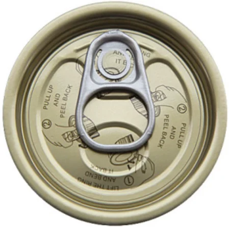 China made Tinplate Full  Easy Open, Tinplate Easy Open End