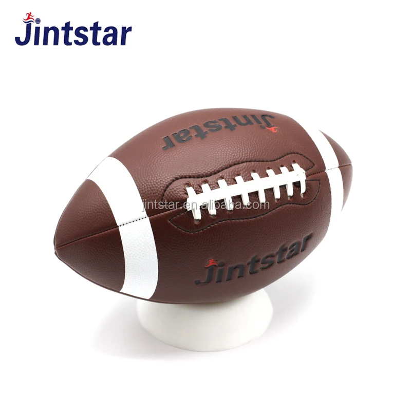 
customer logo training Rugby ball Machine sewn pu/pvc leather American football 