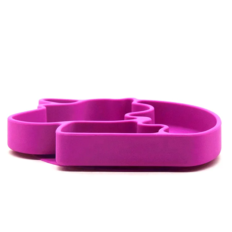 
Waterproof Food Grade Unicorn Silicone Baby Placemat 100% Silicone Baby Suction Grip Dish Plate 