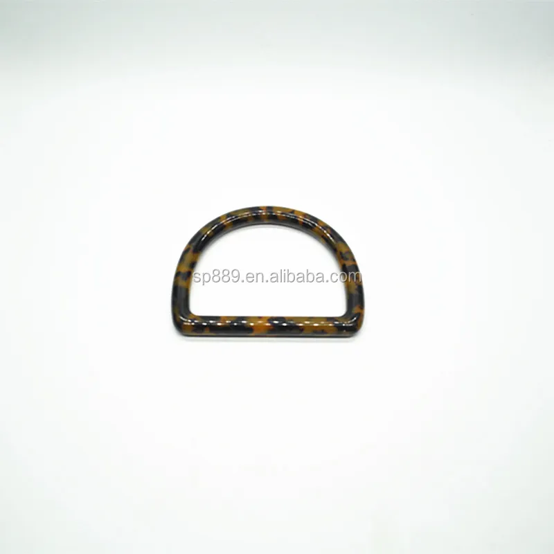 Высококачественные ацетатные D-кольца с ручками в винтажном стиле ручки из пластиковой латуни и сплава-оптовая продажа для сумок ремней