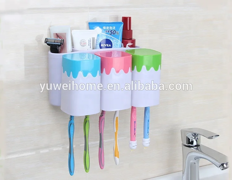 Modern bathroom accessories Toothbrush holder set with Tumblers holder set