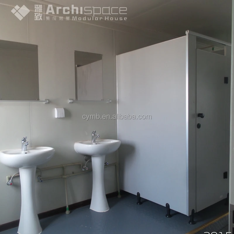 
Low Cost Portable Toilet Container with Toilet Cabin 