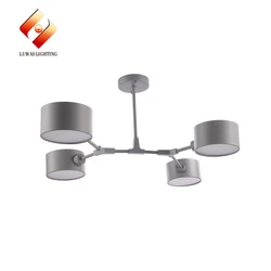 Горячая Распродажа уникальный дизайн smart dimmable rgb Железный акриловый потолочный светильник