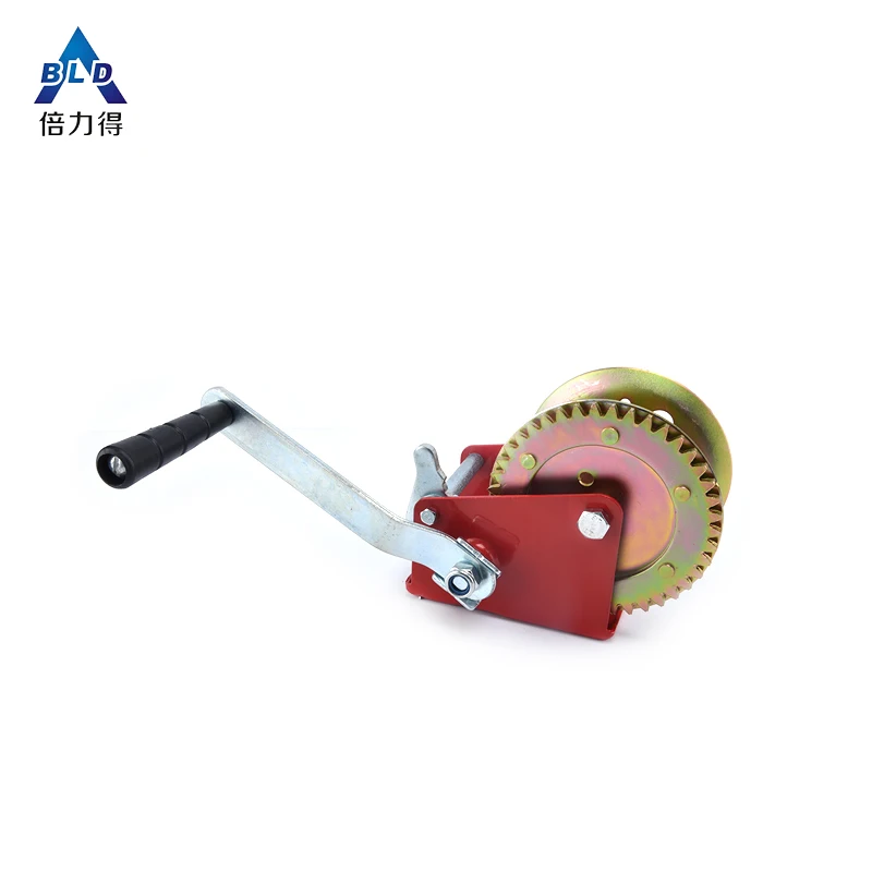 рекламные порошковым покрытием стороны винч небольшой трос храповик Winch лодку прицеп тормоза провокатор лебедки кабель