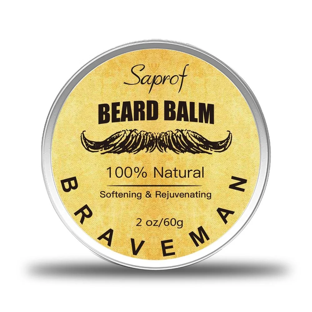 Popular Beard Balm Moustache Wax 2OZ With Beeswax For Beard Grooming And Styling