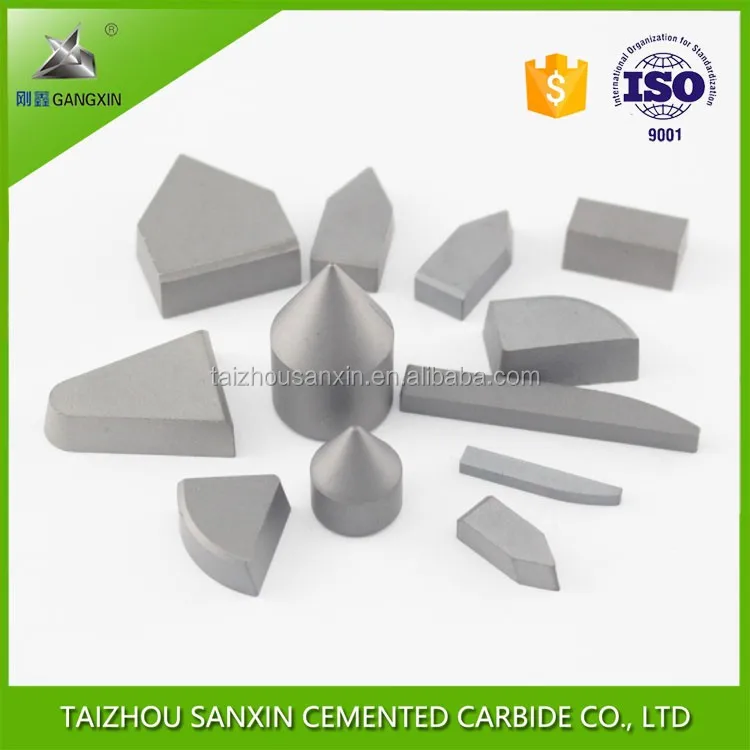 K10, K20, P30 brazed cemented tungsten carbide tip for lathe tools sanxin